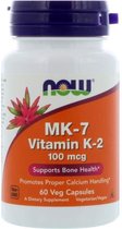 MK-7 Vitamin K-2, 100mcg, 60 veg.-capsules, Now Foods