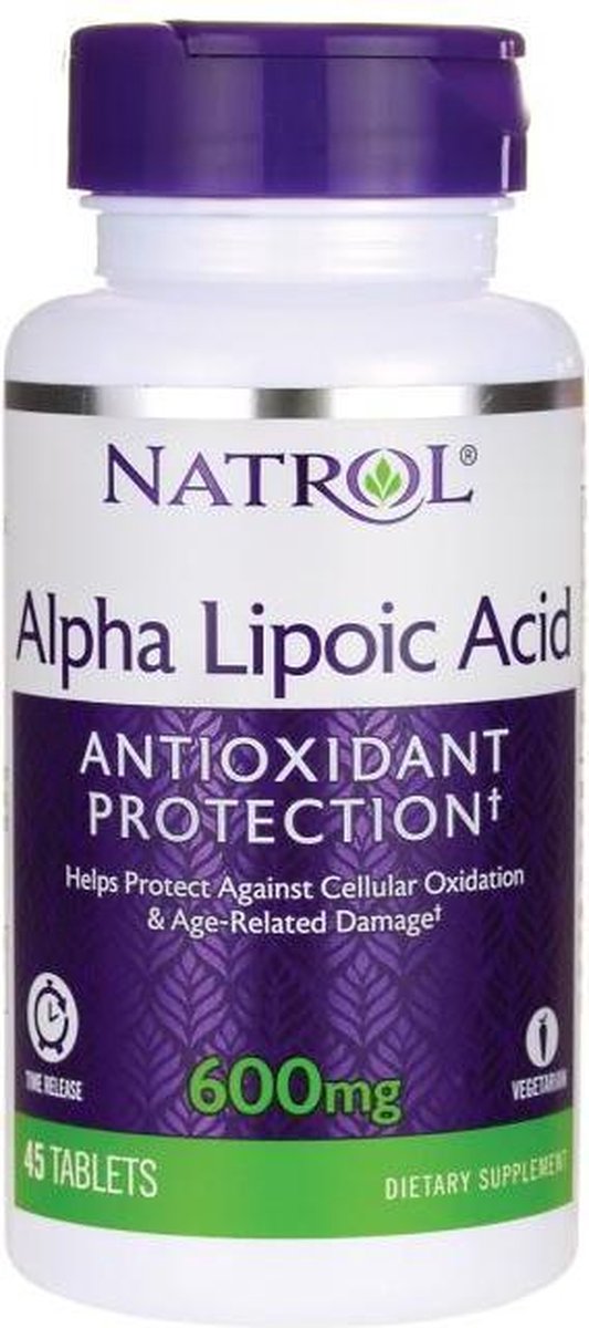Alpha Lipoic Acid, Time Release 600mg - 45 tabletten