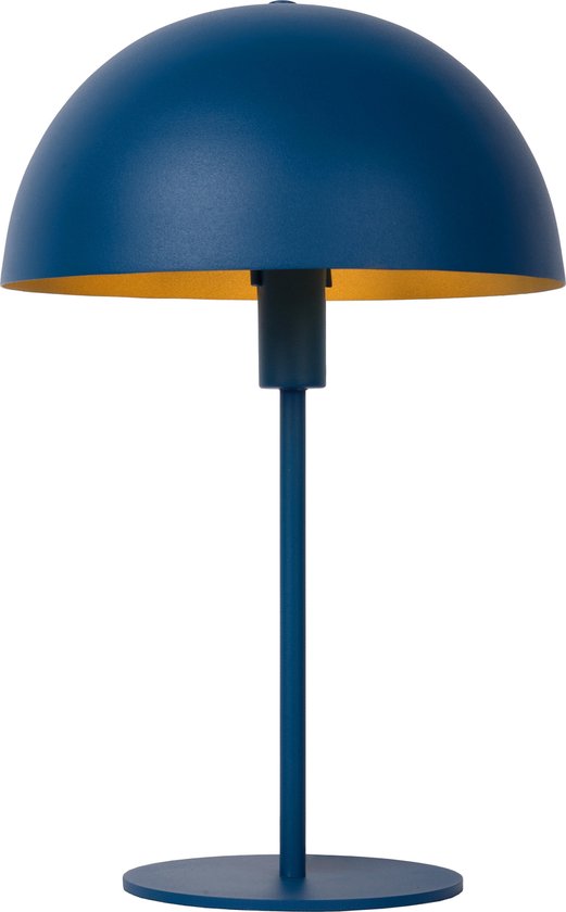 Lucide SIEMON - Tafellamp - Ø 25 cm - 1xE14 - Blauw