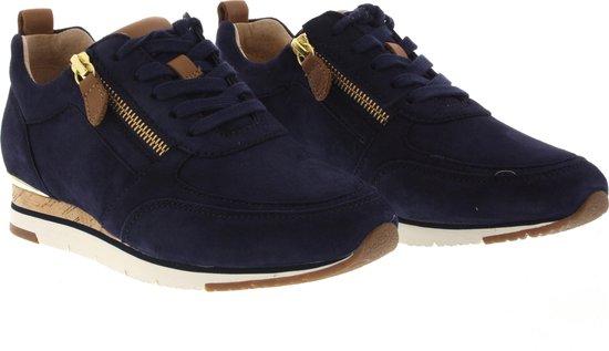 Gabor 63.431.16 Dames Sneakers - Blauw - Maat 40 | bol.com