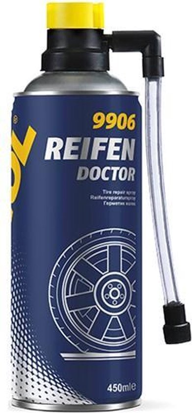 Bandenreparatie Spray-Banden Lek Reparatie – Reifen Doctor 450ml 9906 –  Mannol | bol