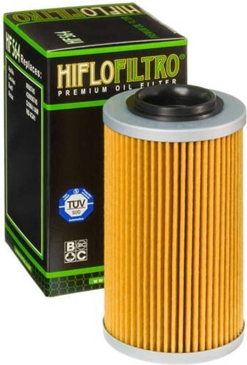 hiflofiltro oliefilter voor motor can-am 990 spyder rt/rs 2008 tot 2012 hf564 420956745 nieuw motorfilter