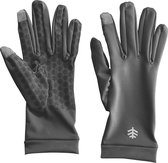 Coolibar - UV-handschoenen voor volwassenen - Gannett - Steenkool - maat XS (15-16,5cm)