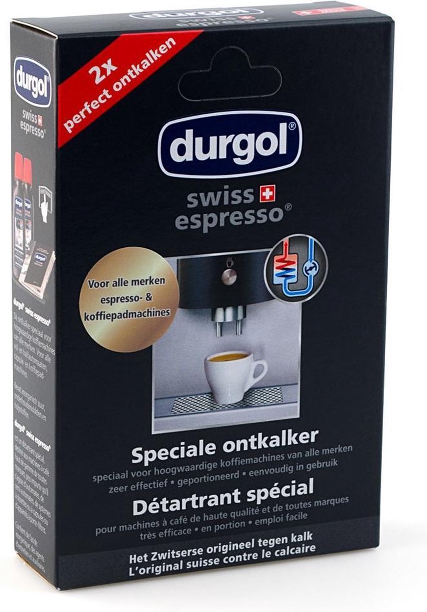 Durgol swiss koffiepad 1x 500ml | Le meilleur détartrant pour toutes les  marques de machines à café à dosettes.