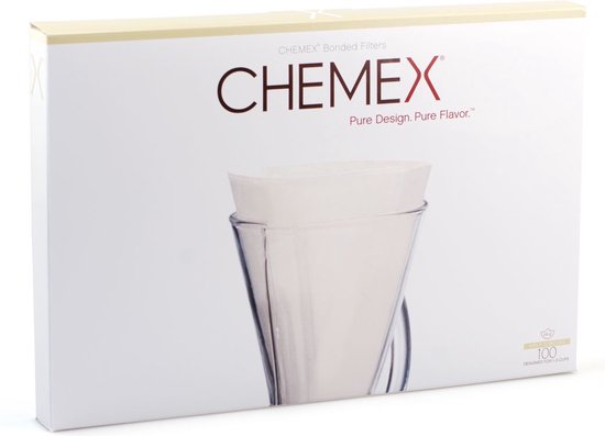 Chemex koffiefilters - FP-2 Bonded (ongevouwen) - 100 stuks cadeau geven