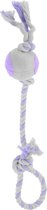 Dog Toy Hondentouw Met Bal 52 Cm Nylon Paars