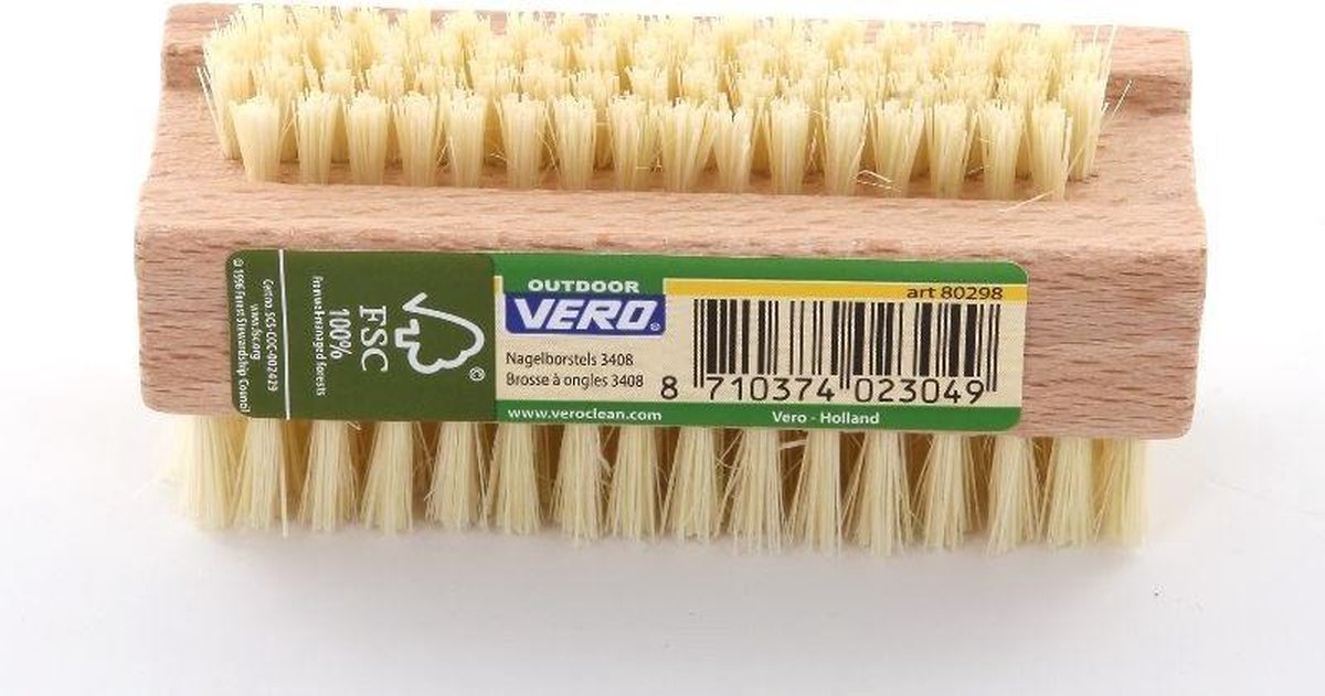 Vero Nagelborstel Dubbel - FSC Hout