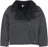 Grey Sparkle Kids Jacket . Jas Meisjes - Winterjas Meisjes - Baby Kleding