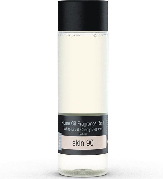 JANZEN Home Fragrance Geurstokjes Navulling - Refill Skin 90 - Fris en Krachtig - 200 ml