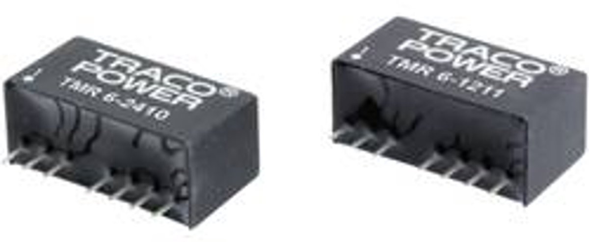 TracoPower TMR 6-0522 DC/DC-converter, print 5 V/DC 12 V/DC, -12 V/DC 250 mA 6 W Aantal uitgangen: 2 x Inhoud 1 stuk(s)
