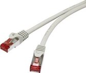 Renkforce RF-4276413 RJ45 Netwerkkabel, patchkabel CAT 6 S/FTP 20.00 m Grijs Snagless, Vergulde steekcontacten, Vlambestendig 1 stuk(s)