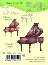 LeCrea - Doodle clear stamp Piano 55.1994
