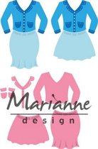 Marianne D Collectable Lady's suit COL1453 70x73 mm