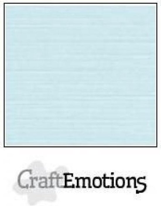 CraftEmotions linnenkarton | 10 vel | babyblauw