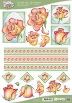 MRJ 10 A4 3D Flowers Cutting sheets