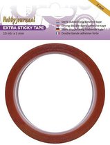 Hobbyjournaal - Extra Sticky Tape - 3 mm
