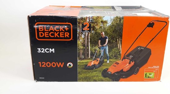 Tondeuse électrique filaire - BLACK&DECKER - BEMW451-QS - 1200W - 32cm