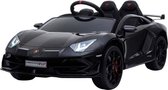 Lamborghini Aventador SVJ, 12 volt elektrische kinderauto met echte vleugeldeuren! - Elektrische Kinderauto - met Afstandsbediening