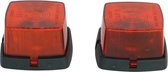 Carpoint Zijlampen 12 Volt 63 X 67 Mm 2 Stuks Rood