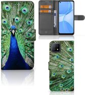 Wallet Book Case OPPO A73 5G GSM Hoesje Pauw