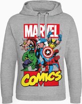 Marvel Hoodie/trui -XL- Heroes Grijs