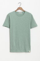 Sissy-Boy - Groen basic T-shirt melange