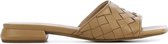 Mace Vrouwen Leren    Slippers /  Slides - M1086 - Beige - Maat 37