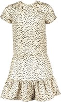 Elle Chic Meisjes jurken Elle Chic dress sketched leopard dots Being Beige 170/176
