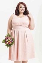 Voodoo Vixen Korte jurk -XL- Lauren Peach Roze