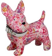 Pomme pidou Hond Boomer | Spaarpot | Medium | Love And Peace Mistypink