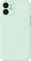 Baseus Liquid Apple iPhone 12 Mini Hoesje Siliconen Mint Groen