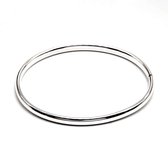 OZZ Silver & Gold - Classic 4mm Bangle - Klassieke armband van 4 mm