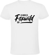 Foxwild Heren t-shirt | Foxwild | Hatseflatse | Massa is kassa | Peter Gillis | Wit