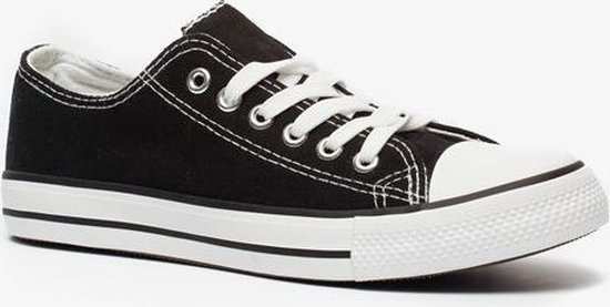 Canvas dames gympen - Zwart - Maat 39 | bol.com