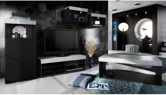 Nancy’s Carrollton Wandmeubel – TV Kast Meubel – Wandkast – Wandrek – TV Meubels – Kasten – Wandmeubel set