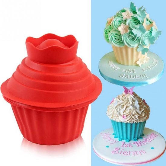 3 Enkele bloemvorm Cupcake mal Hittebestendige Siliconen... | bol.com