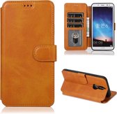 Voor Huawei Mate 10 Lite / Maimang 6 Kalf Textuur Magnetische Gesp Horizontale Flip Leren Case met Houder & Kaartsleuven & Portemonnee & Fotolijst (Kaki)