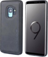 Voor Galaxy S9 Diaobaolee schokbestendig PU + TPU beschermhoes (zwart)