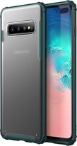Voor Galaxy S10 Plus Magic Armor TPU + PC Combinatie Case (Donkergroen)