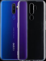 Voor OPPO A9 (2020) 0,75 mm ultradunne transparante TPU-hoes