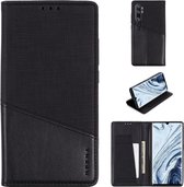Voor Xiaomi Mi Note 10 / Mi Note 10 Pro MUXMA MX109 Horizontale flip lederen tas met houder en kaartsleuf en portemonnee (zwart)