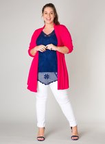 YESTA April Short Vest - Fresh Pink - maat 5(58/60)