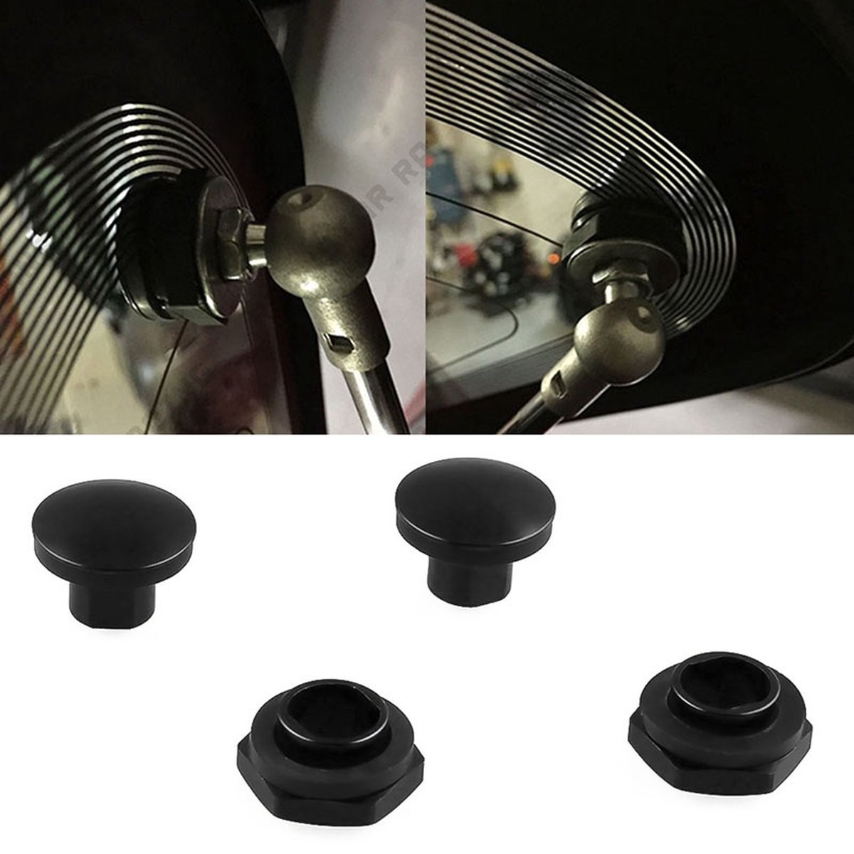 Car Rear Window Fitting Rear Glass Pillar Kit voor Honda Civic EG 1992-1995