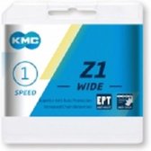 ketting Z1 breed 1/2 x 1/8 inch 128S single speed zilver