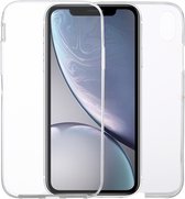 Ultradunne dubbelzijdige Full Coverage Transparante TPU Case voor iPhone XR (transparant)