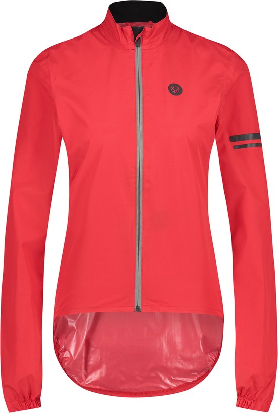 AGU Fiets Regenjack Essential Dames - Rood - XS