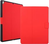 Voor iPad 10.2 / Air 2019 / Pro 10.5 elektrisch geperste textuur horizontale flip lederen tas met houder en pen slot (rood)