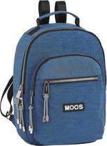 Casual Rugtas Moos Jeans Marineblauw