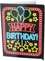 Uithangbord - Window signs - Happy birthday