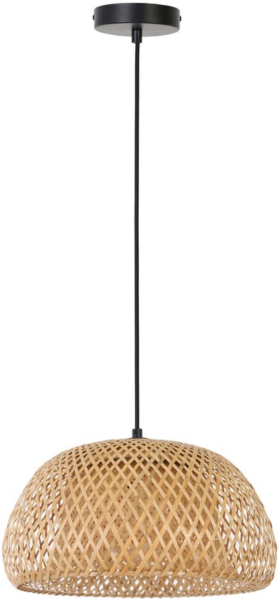 Light & Living Lampe à suspension Timeo - Bamboe Naturel - Ø36x21 cm